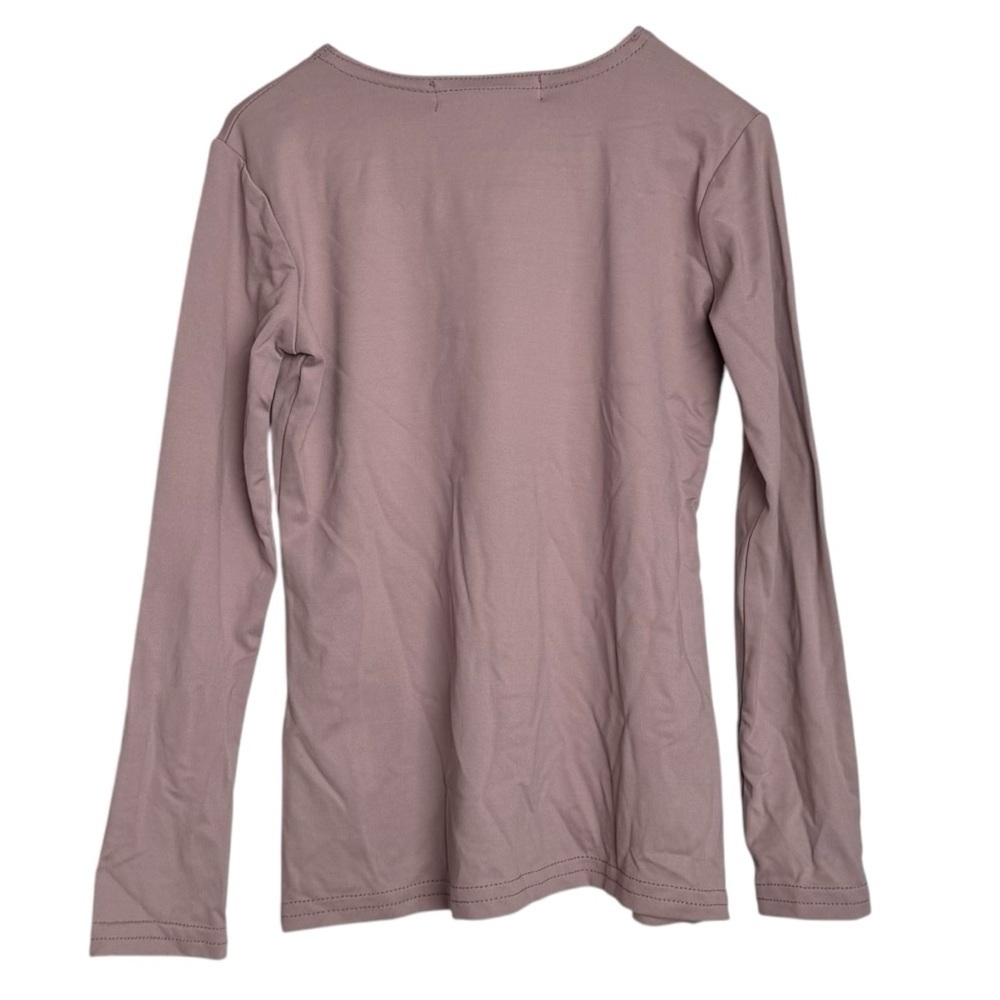 Pea Bee & Jae Rose Long Sleeve T-Shirt Shell Girls Medium 7/8 Slim Fit Stretch - Picture 2 of 6